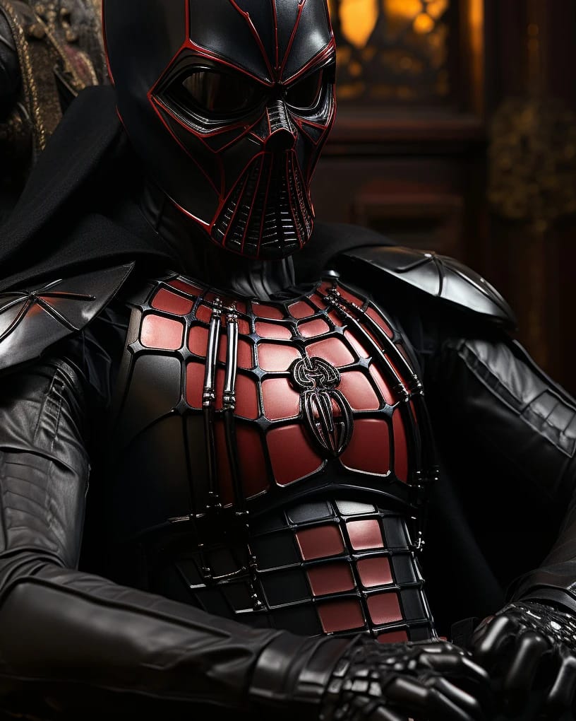 Get ready for an experience beyond reality, where Spider-Man takes on a role never before explored: Darth Vader. - movingworl.com