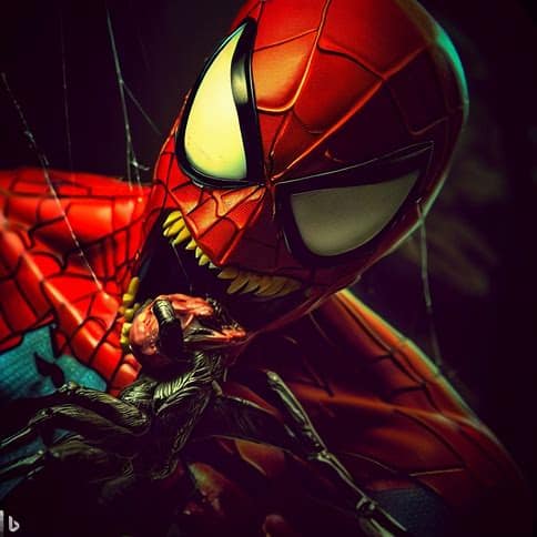 Spiderman Eating Spiderman - movingworl.com