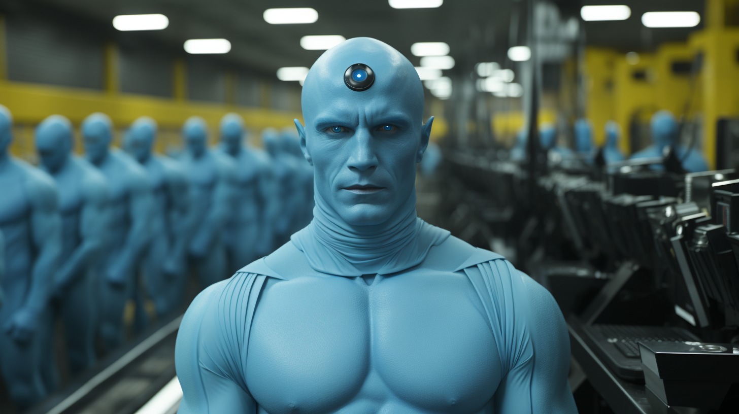 Doctor Manhattan's many superior manifestations - movingworl.com