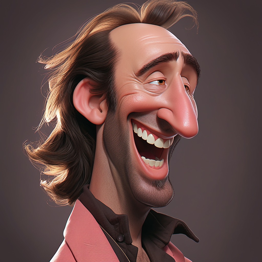 Some 3d caricature style art, in niji mode, used various artist names as a reference style, interesting result's. - movingworl.com