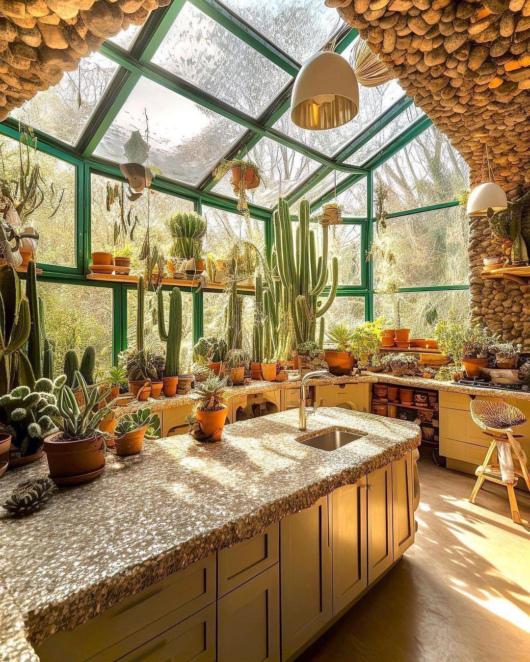 Explore the beautıful cactus house -