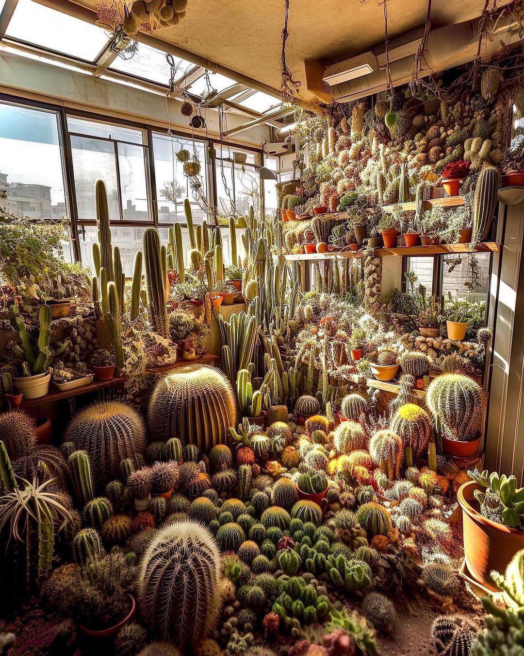 Explore the beautıful cactus house -