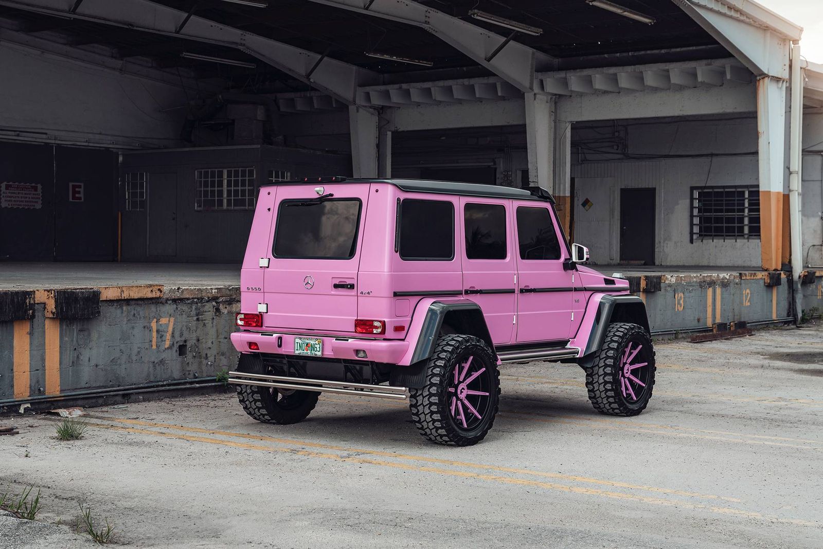 Glamorous Enhancements Illuminate the Pink Mercedes G 500 4×42: Where Luxury Meets Chic - DX