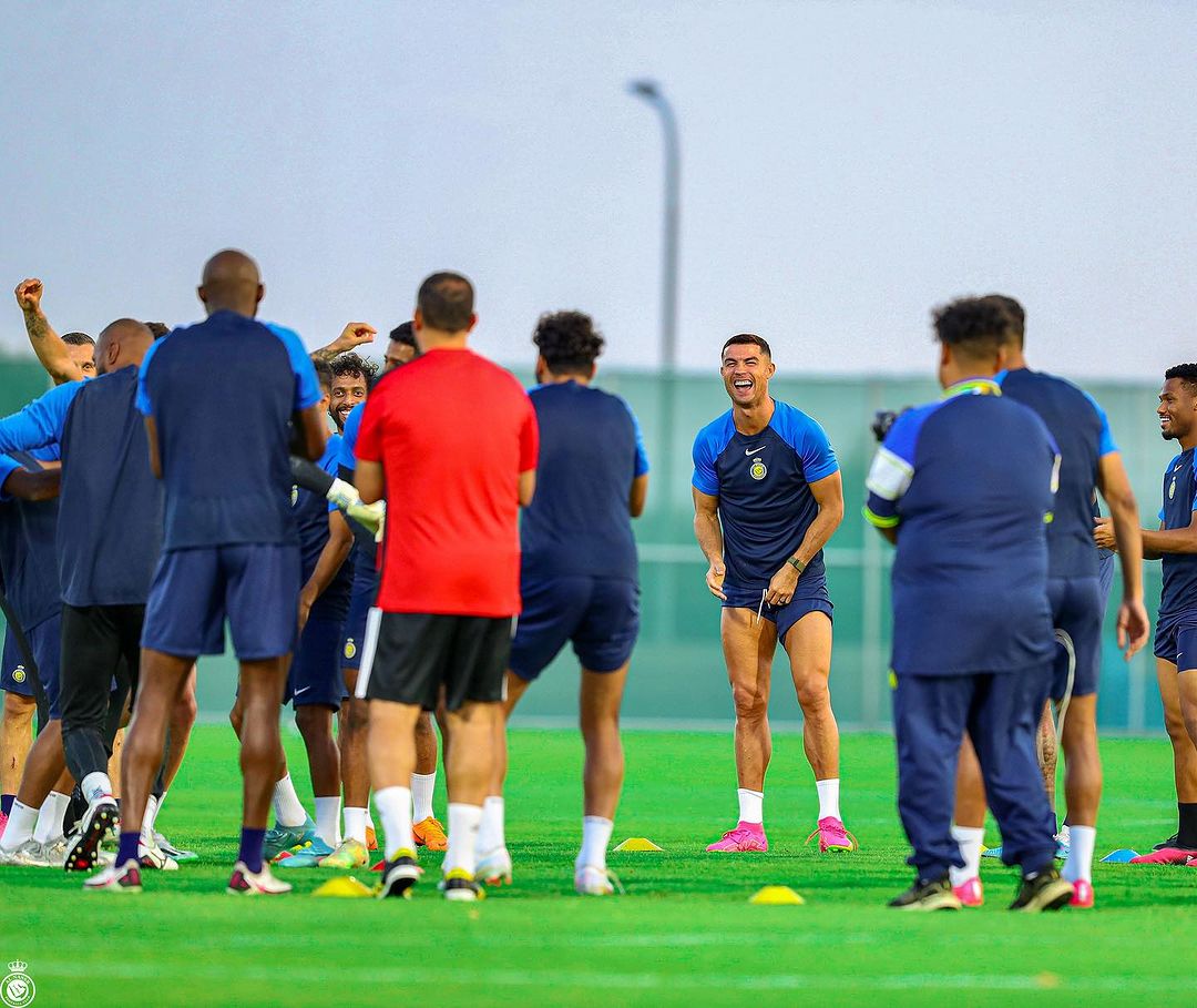 Ronaldo and Al Nassr's last training session ahead of King Salman Cup Final