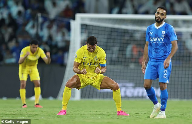 Distraught Cristiano Ronaldo is carted off injured in Arab Club Championship Cup final... after scoring twice - Sports News