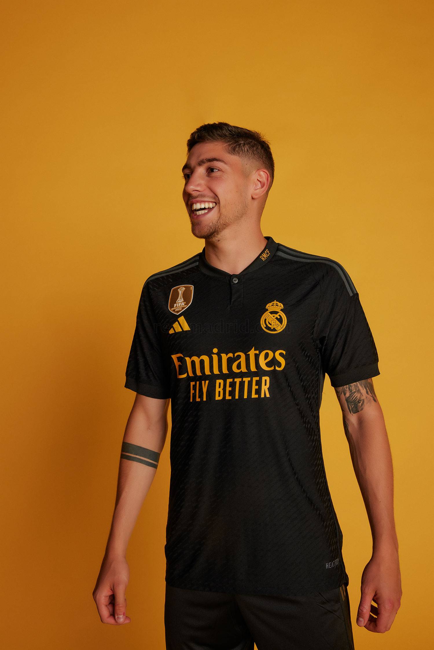 Real Madrid and Adidas Introduce the 2023-24 Third Shirt: A Stylish Blend of Charcoal Tones and Athlete-Focused Design!