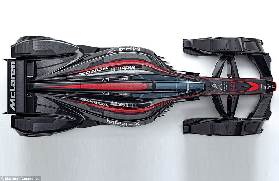 Is this the future of Formula One? McLaren unveil incredible MP4-X futuristic concept car which could be controlled directly by driver's brain and would be able to morph back into shape after a crash - VGO News