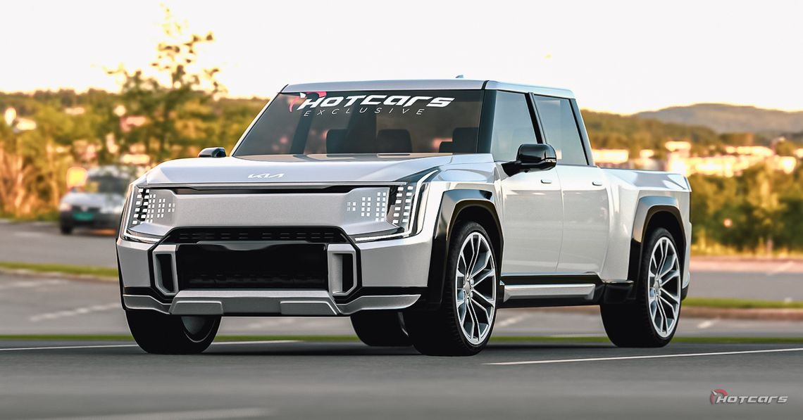 Beyond the Hype Can the 2024 Kia EV9 Pickup Render Outshine Tesla's