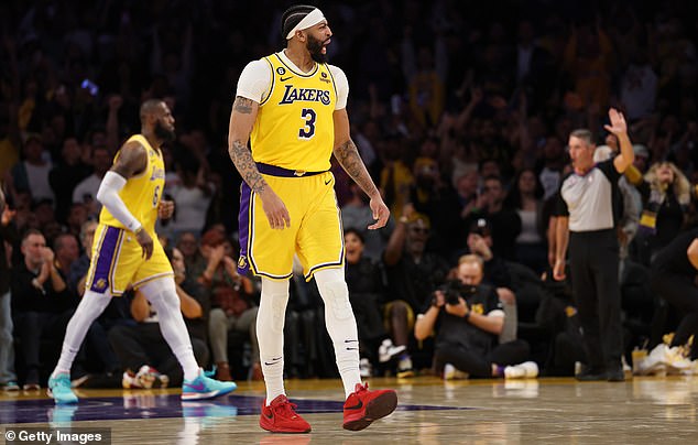 Lakers star Anthony Davis agrees to HUGE three-year, $186million max extension through 2028 - the highest annual salary jump in NBA history