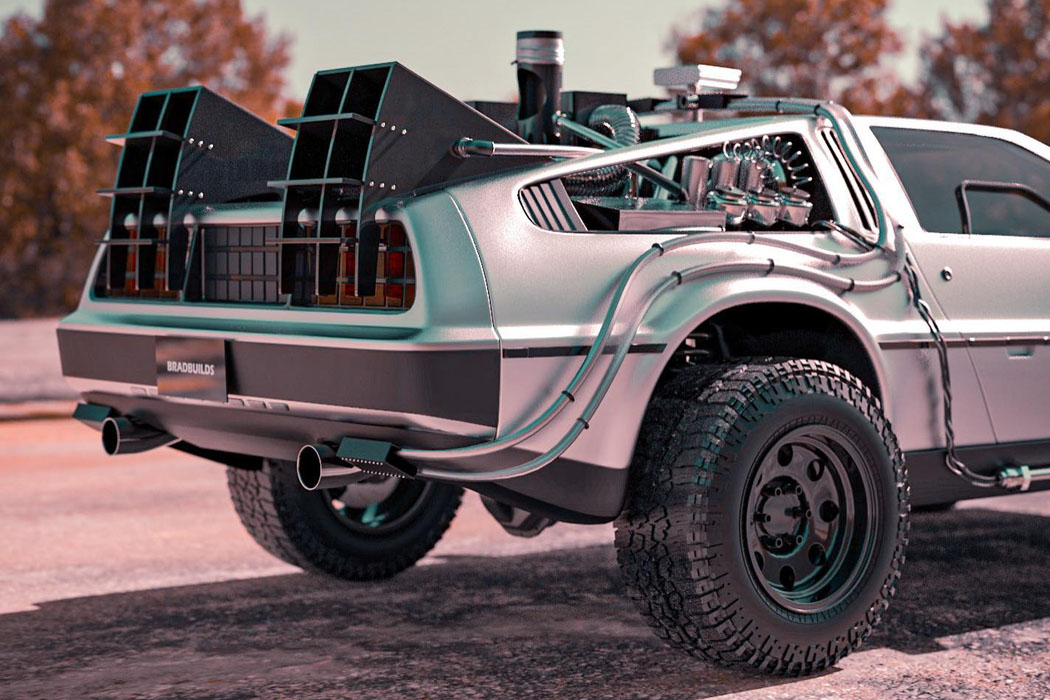 The legendary DeLorean DMC-12 car is revived as an aggressive off-road vehicle - VGO News