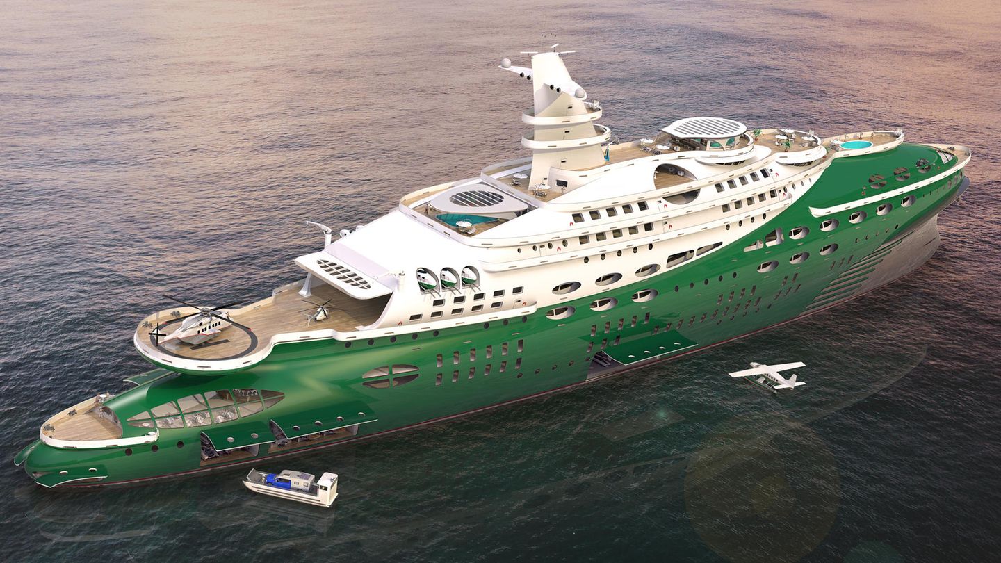 The $1 Billion Superyacht Featuring Its Own Airplane Hangar and Submarine.hoa - LifeAnimal