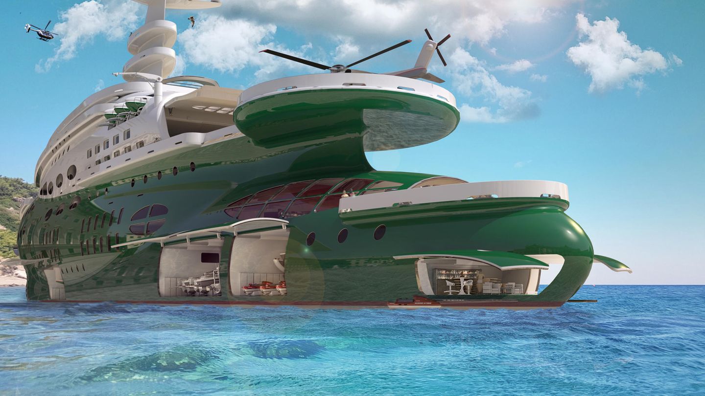 The $1 Billion Superyacht Featuring Its Own Airplane Hangar and Submarine.hoa - LifeAnimal