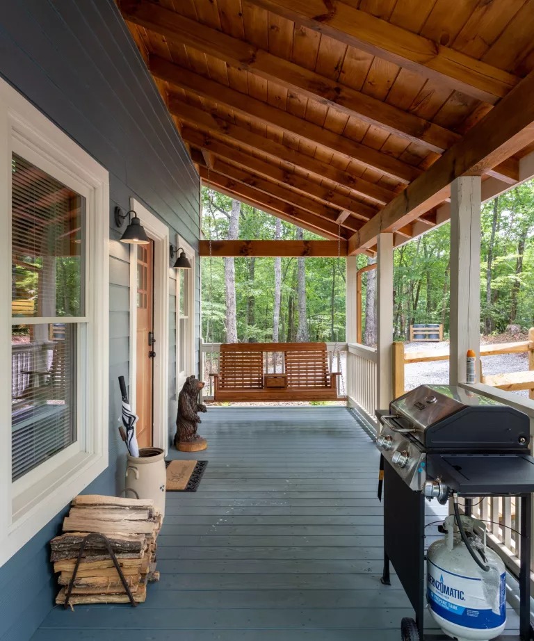 This ultra-tiny home in the Blue Ridge mountains is an unexpected source of small-space design inspiration