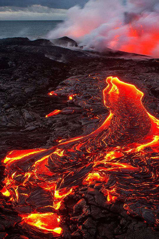 The Magnificent Spectacle Of Volcanic Ash Eruption From A Crater