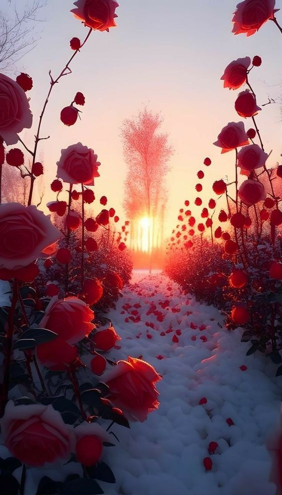 Snow-kissed Splendor: Exquisite Roses Blooming in Pristine White.VoUyen