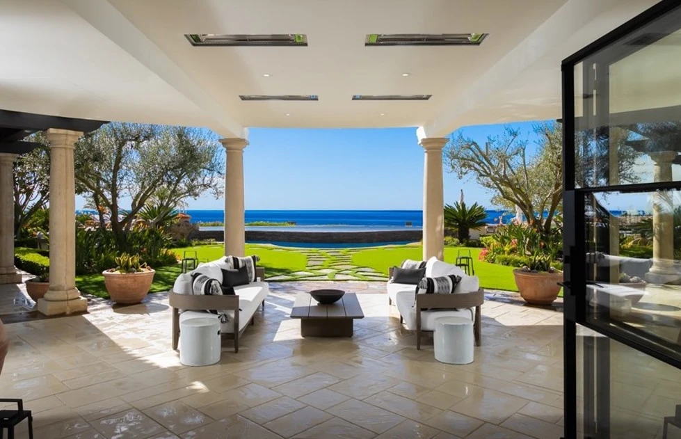 NBA star Zach LaVine's $34M Newport Coast mansion with dreamy ocean views: 20-foot lap pool with spa and pool cabana