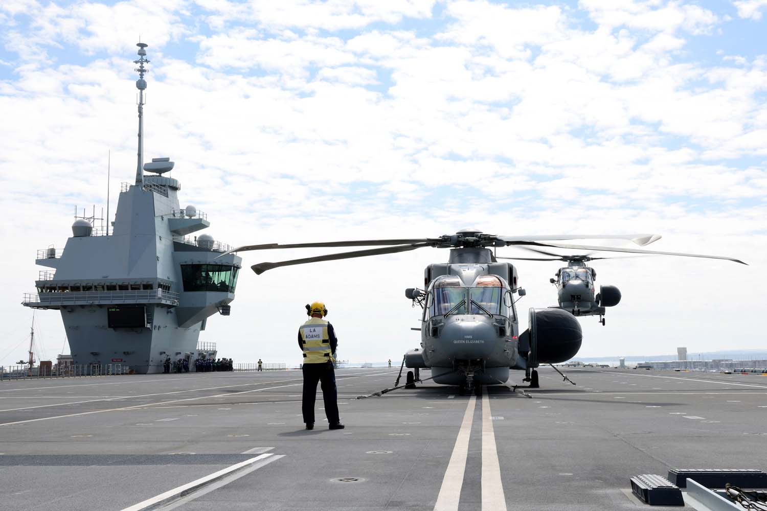 Royal Navy Deploys Upgraded Merlin AEW Helicopter on Aircraft Carrier