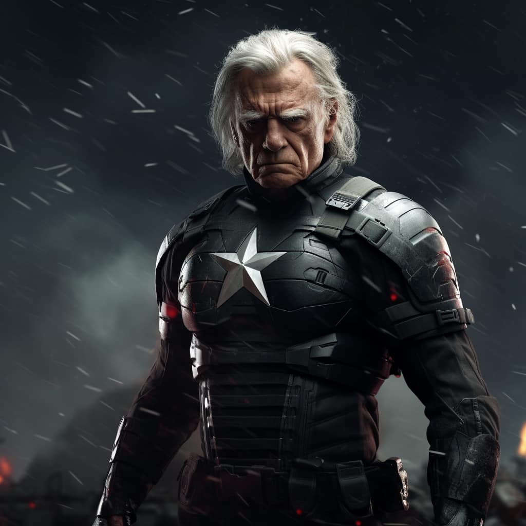 Marvel 70-80 year old characters made with Midjourney - movingworl.com