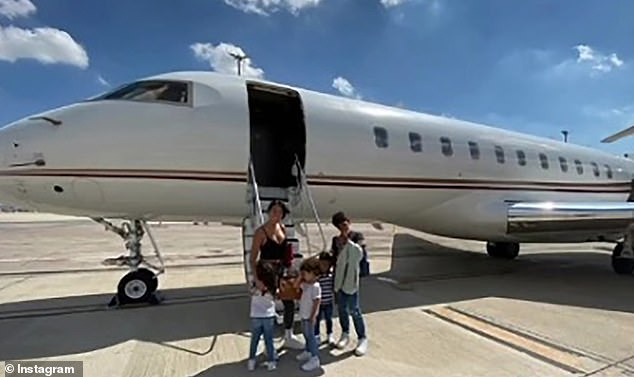 Cristiano Ronaldo and Georgina Rodríguez jet to Madrid on £20m private jet for romantic meal S-News