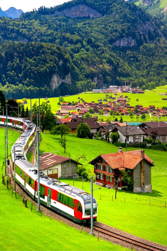 The Enchanting Beauty of Train or Electric Rail Travel -