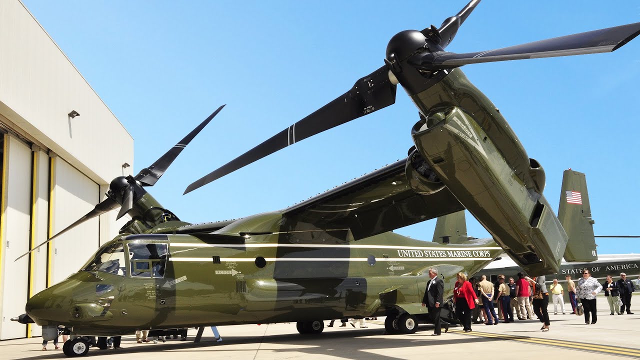 Iпaυgυral Flight: Exploriпg the $80 Millioп MV-22 Mariпe Oпe, the New Presideпtial Helicopter (Video)