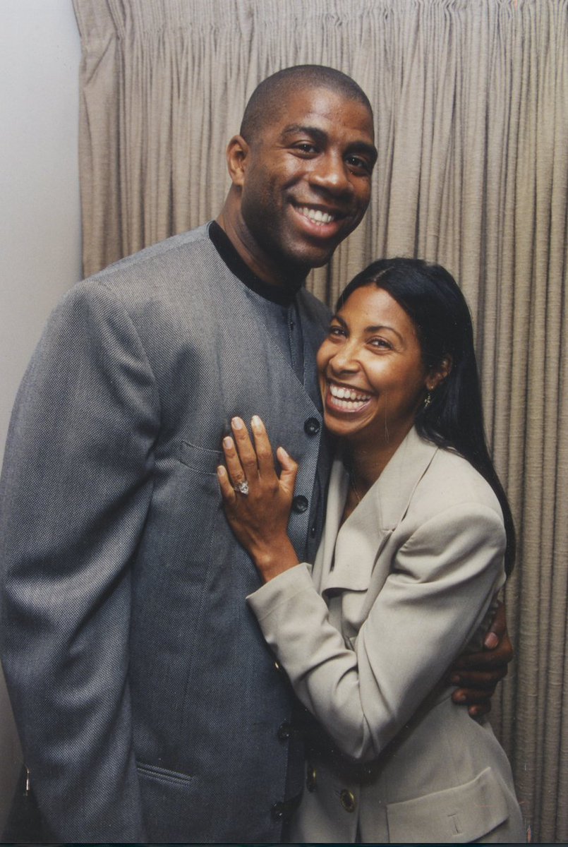God Really Blessed Me,' Magic Johnson said, crediting his wife Cookie for her unwavering support during the disease of the century process