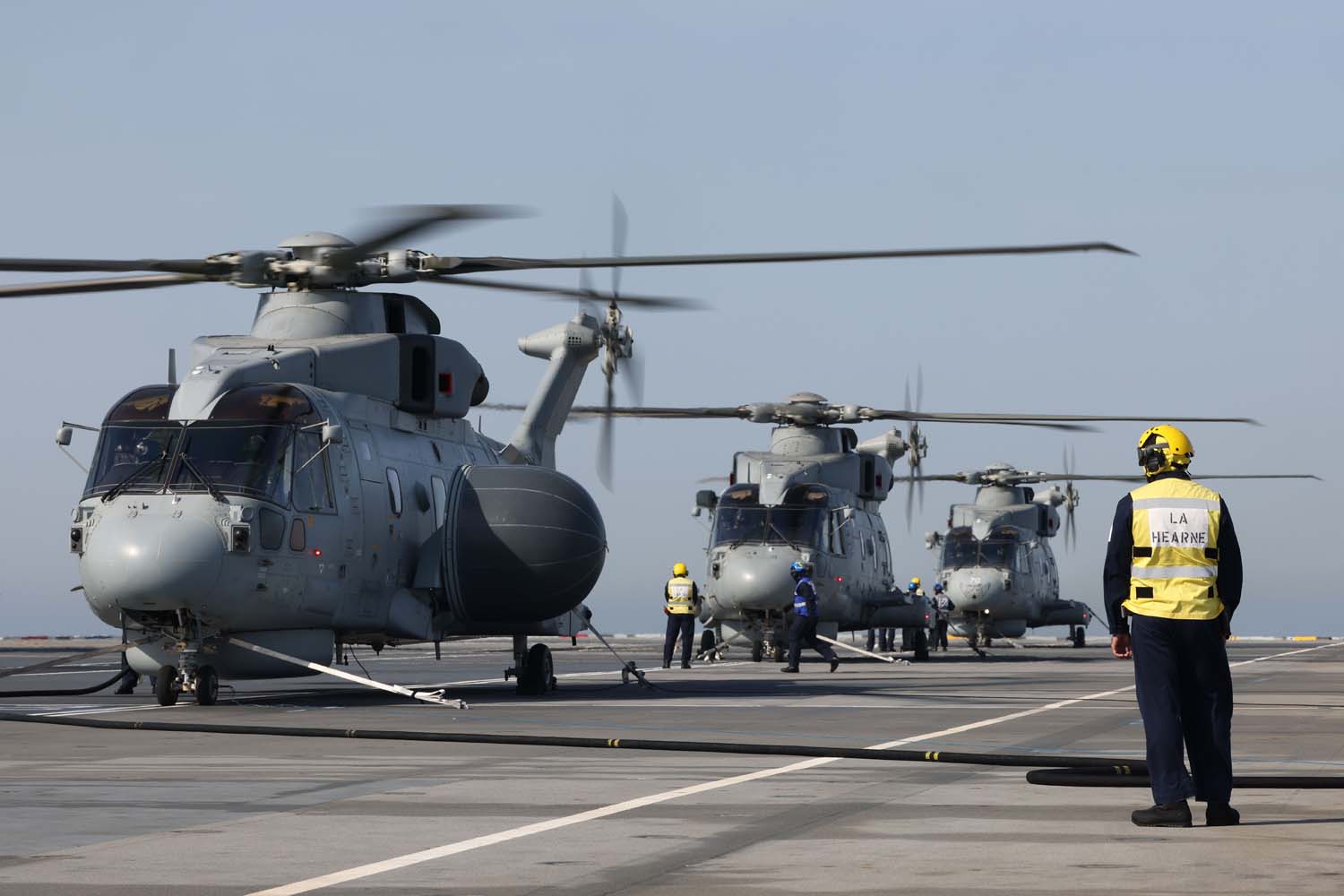 Royal Navy Deploys Upgraded Merlin AEW Helicopter on Aircraft Carrier