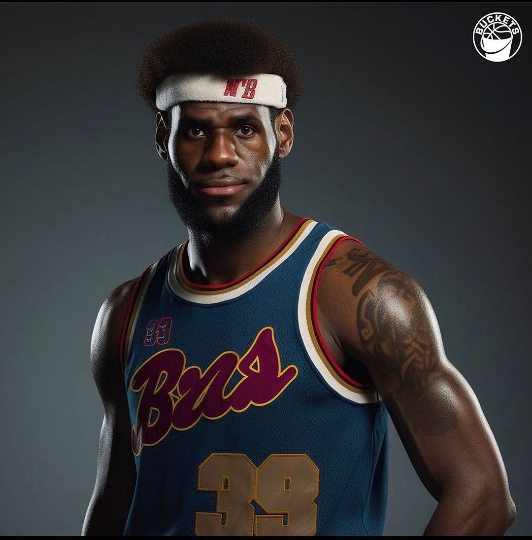 AI created NBA players of the 80s for you!