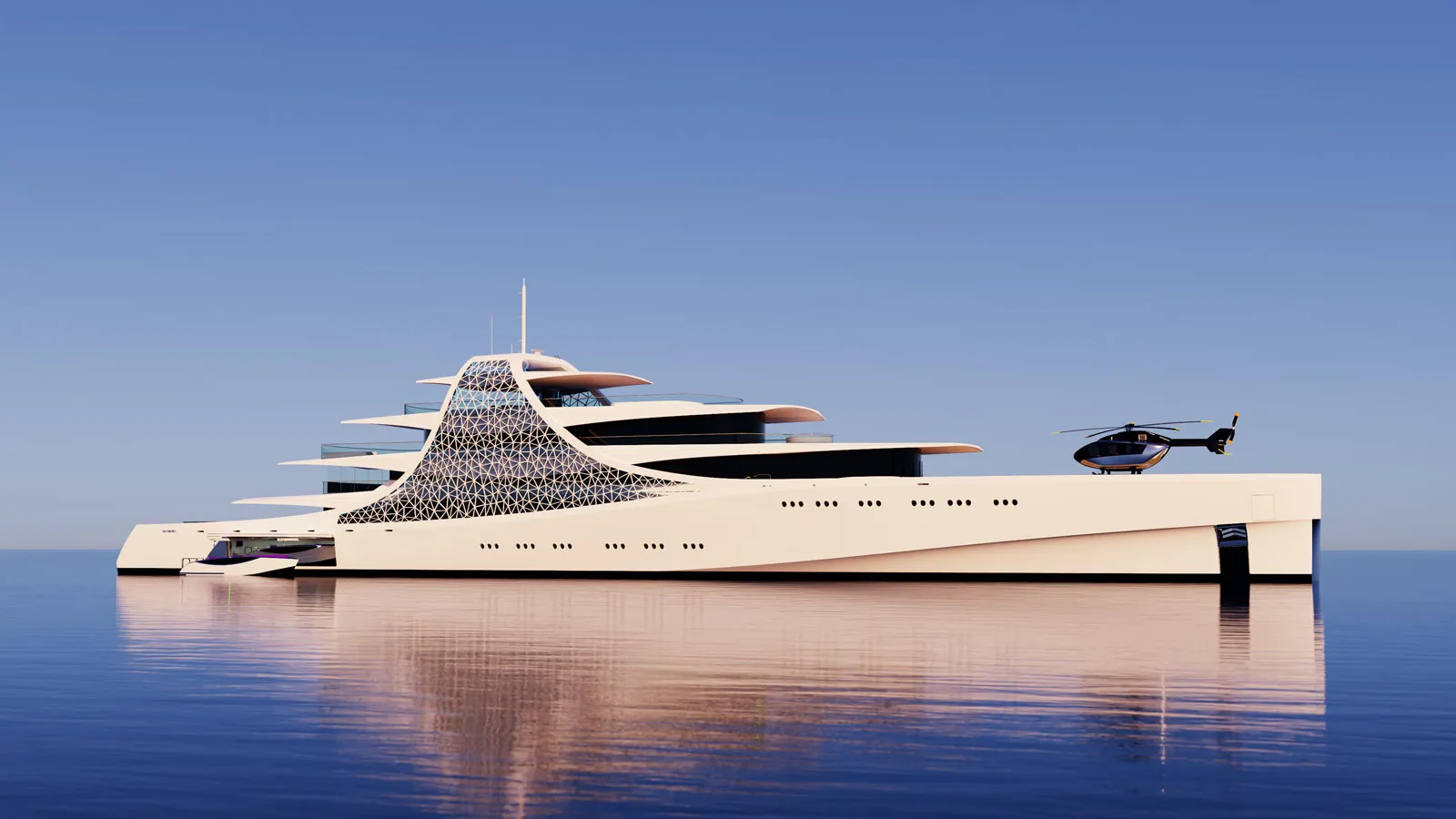 An Exquisite Marvel: Delving into the Magnificent Project Crystal, Nick Stark Design's 94m Superyacht.hoa - LifeAnimal