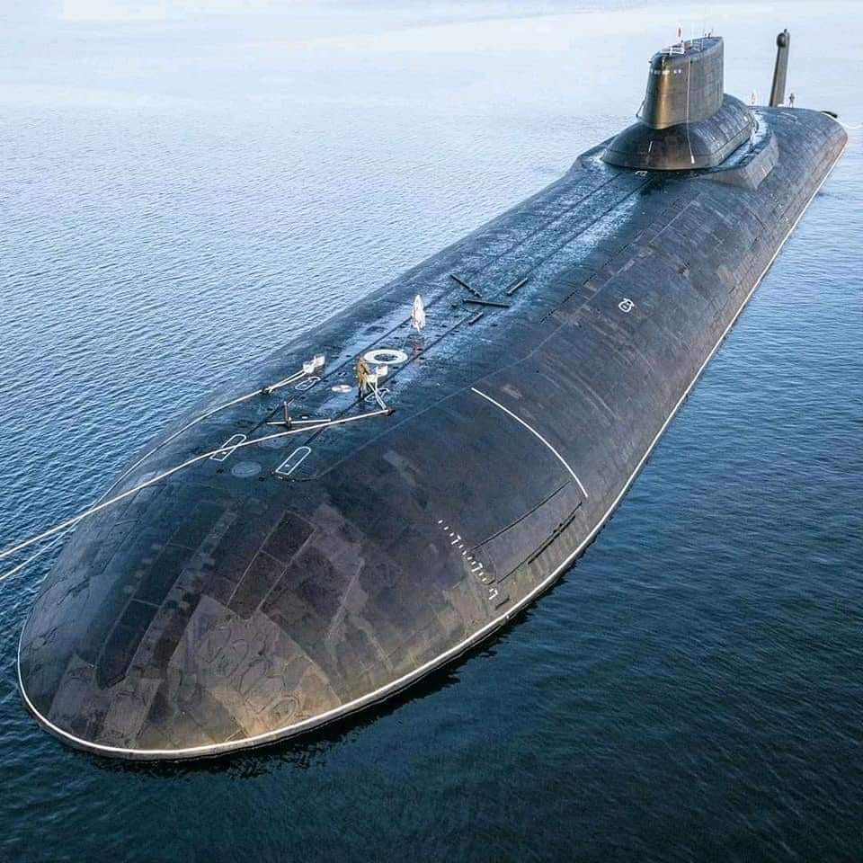 The "Dmitriy Donskoy" is the largest submarine in the world.