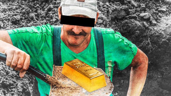 Searching 10000 years Old Gold swords underground Gold Hunt with jewelery - movingworl.com