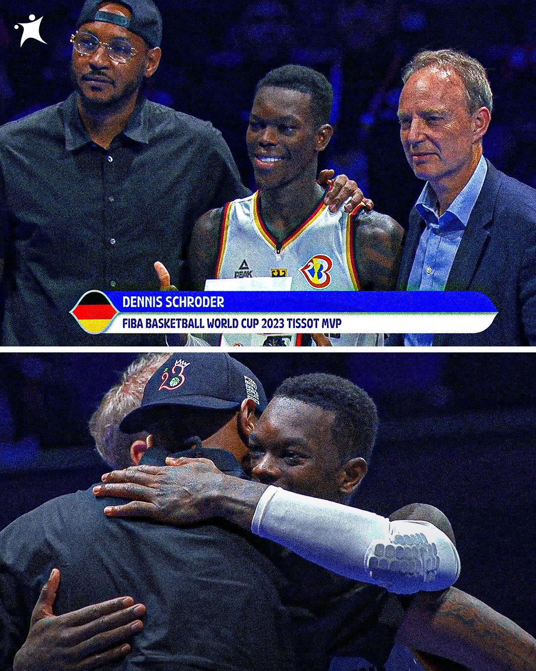 Dennis Schroder has been named MVP of the FIBA Basketball World Cup 2023 after guiding Germany to its first-ever World Cup trophy