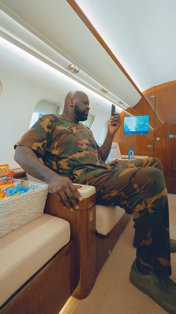 Discover the $2m 'Dunkman' private plane owned by NBA legend Shaquille O'Neal