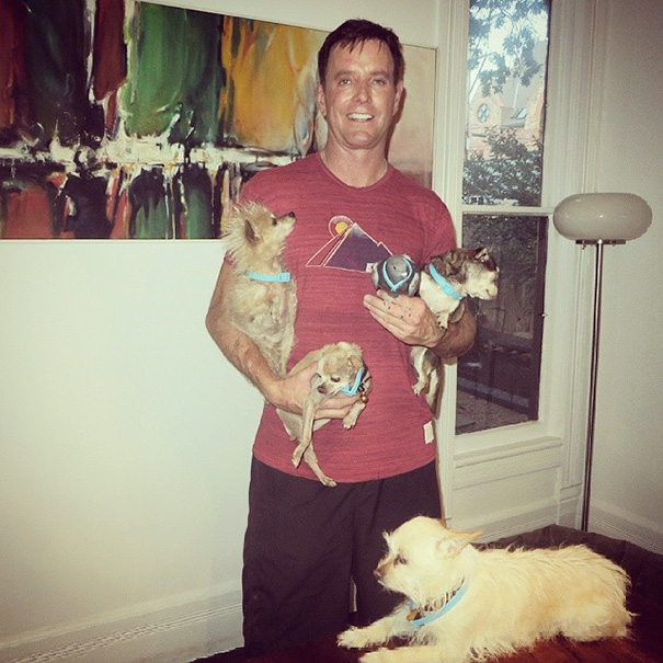 Man Devotes His Life To Adopting Old Dogs Who Can’t Find Forever Homes