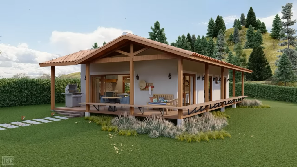 Practical Tiny House Intertwined With Nature