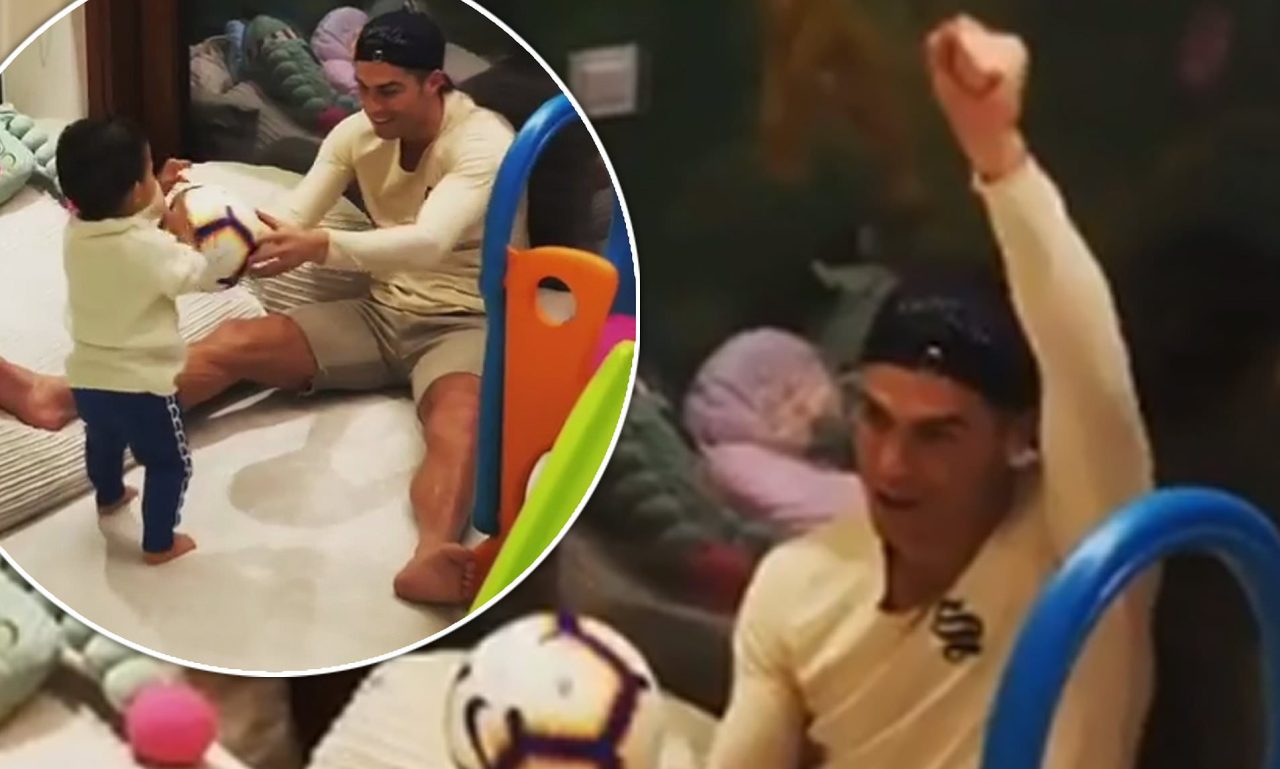 p.Sweet moments: Ronaldo's son Mateo follows in his footsteps teaching soccer skills to toddlers.p - LifeAnimal