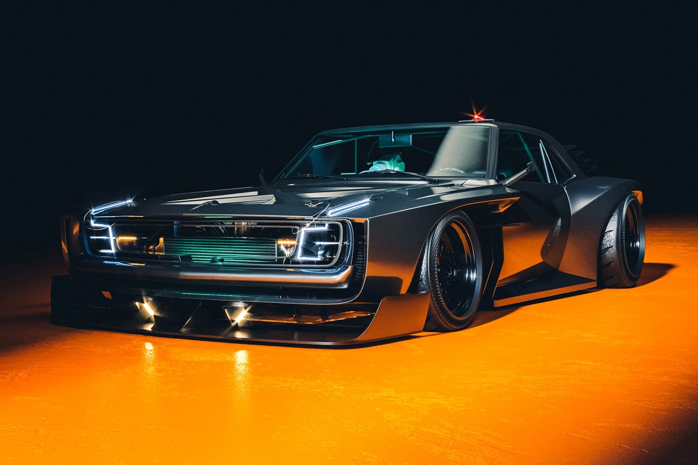 Insanely modified Chevy Camaro looks like something from a futuristic cyberpunk universe pNews