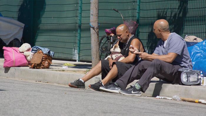 This Heroic Veterinarian Is Walking Around California Treating Homeless People’s Dogs For Free