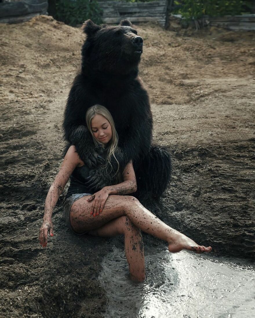 Woman Rescues Bear From Zoo And Now They’re Best Friends