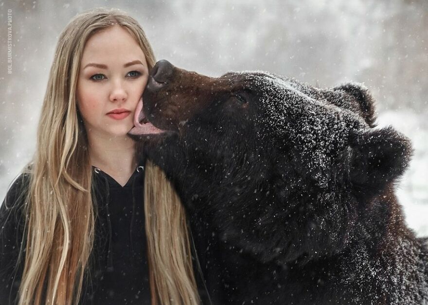 Woman Rescues Bear From Zoo And Now They’re Best Friends
