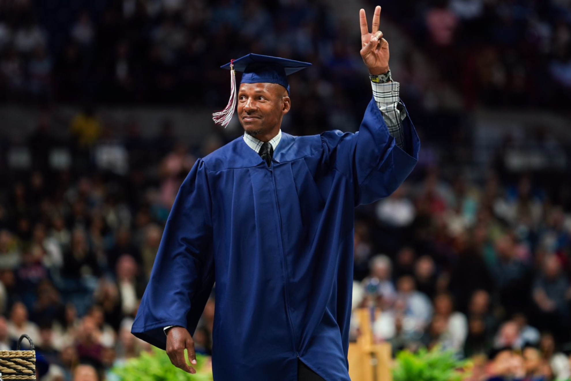Ray Allen has graduated from the University of Connecticut