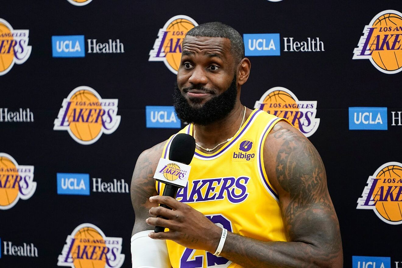 LeBron James discusses his decision to stay in the game and dedicates his season to his kid Bronny