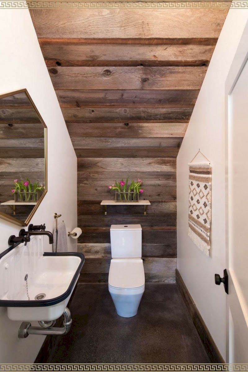 30 Small Yet Cool "Under Stair Toilet" Ideas -