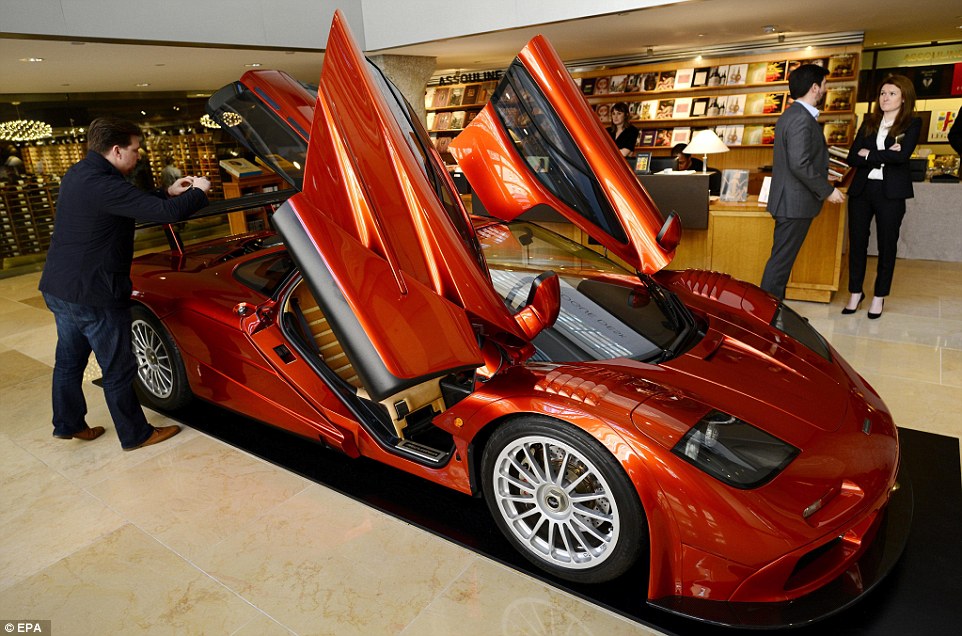 Super-rare McLaren F1 sports car which took three months to make is expected to fetch over £7.8million at auction