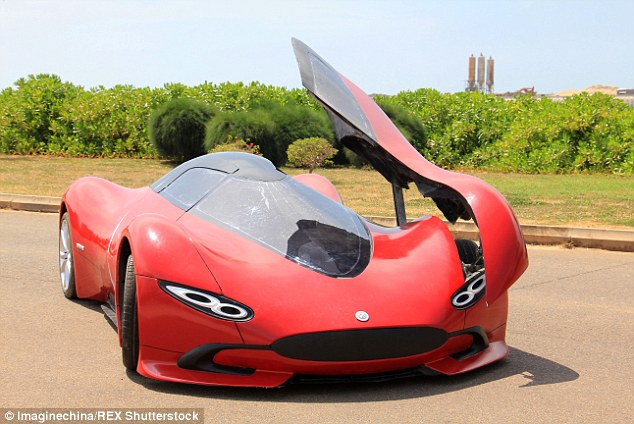 The electric ‘supercar’ built for fun by Chinese student for and it does only have a top speed of 37mph
