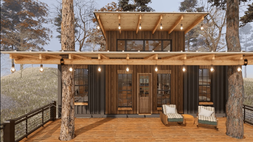 33 Square Meters Container House Idea