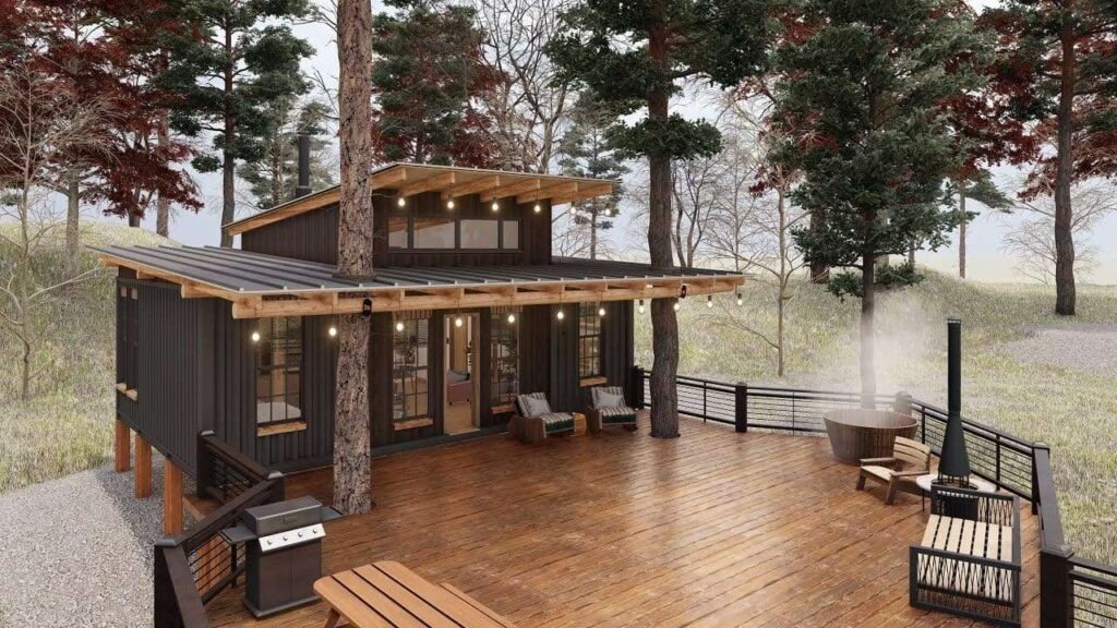 33 Square Meters Container House Idea