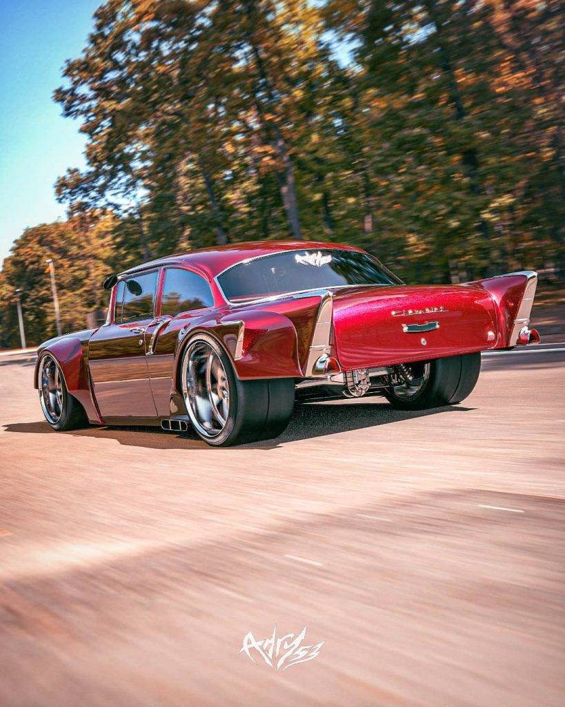 The Bold Transformation: Widebody 1957 Chevy 150 by Timothy Adry - Classic Car
