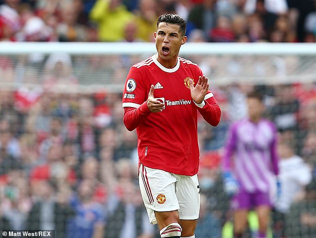 Does this mean Cristiano Ronaldo will be STAYING at Manchester United? Veteran superstar posts workout picture wearing club's training shorts as he builds fitness after missing out on summer tour for personal reasons while angling for a move
