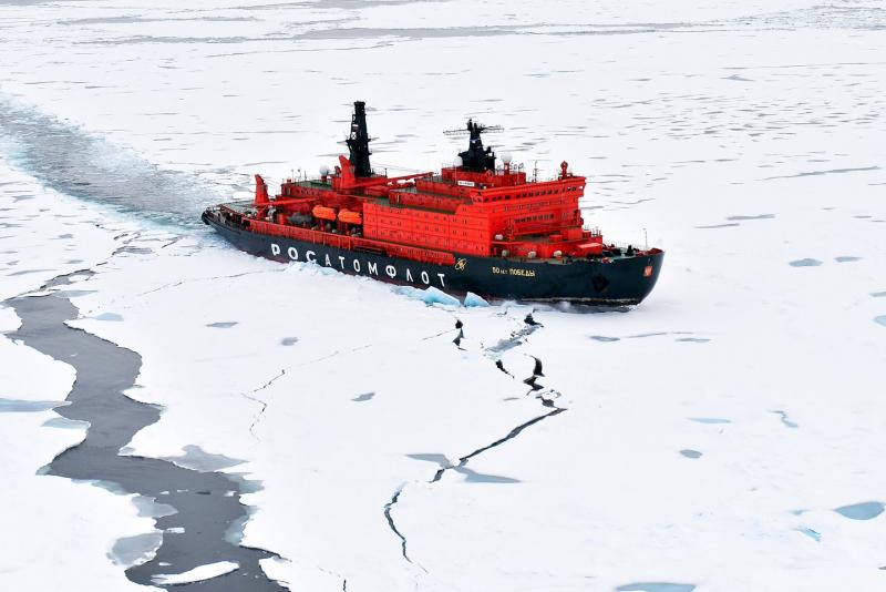 Unveiling Arctic Dominance: A Comprehensive Insight into Russia's Largest Icebreaker Ship in the North Pole (Video)